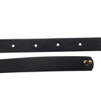 OBI Band Belt - 10mm - Black with Gold Buckle