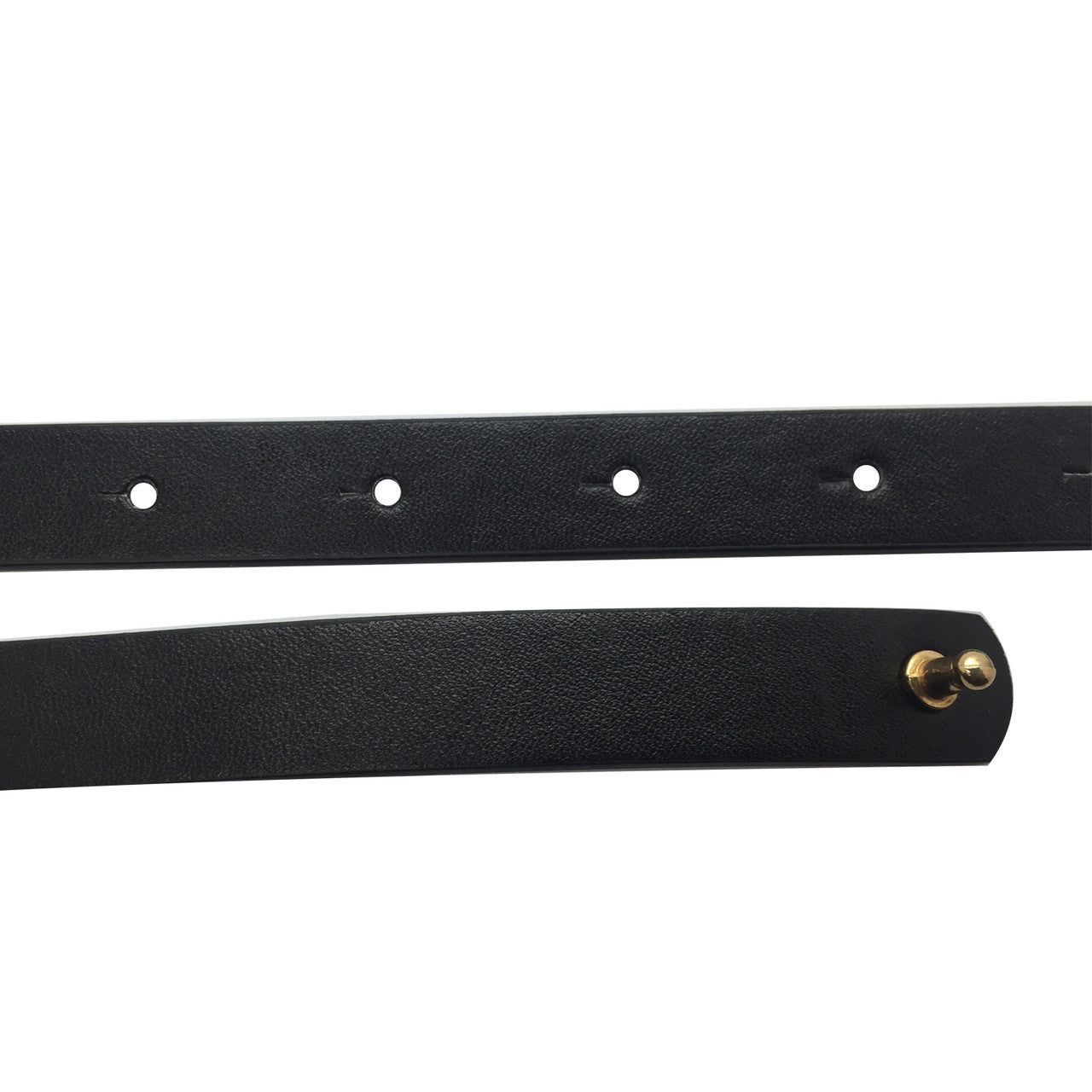 OBI Band Belt - 10mm - Black with Gold Buckle