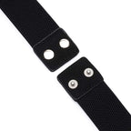 Tea Flower Buckle Belt with Three Roses - Elasticated