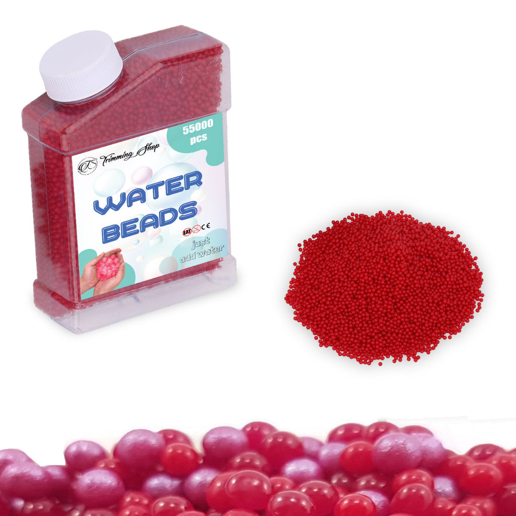55,000pcs Aqua Gel Expanding Water Beads - Red