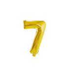 Large Foil Number Air-fill and Helium Balloons (0-9) - Gold