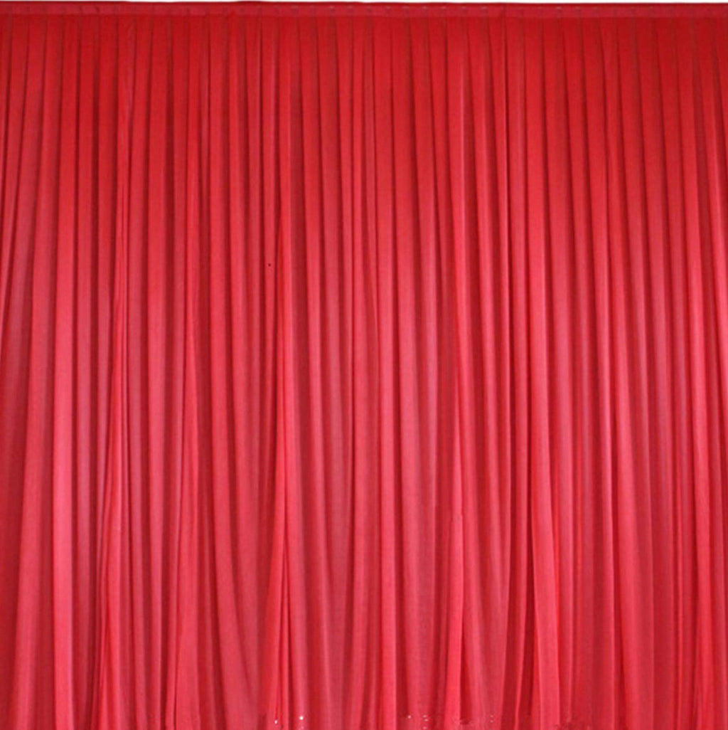 1.5m x 10m Ice Silk Fabric - Red