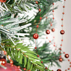 Hanging Beads - Red & Gold