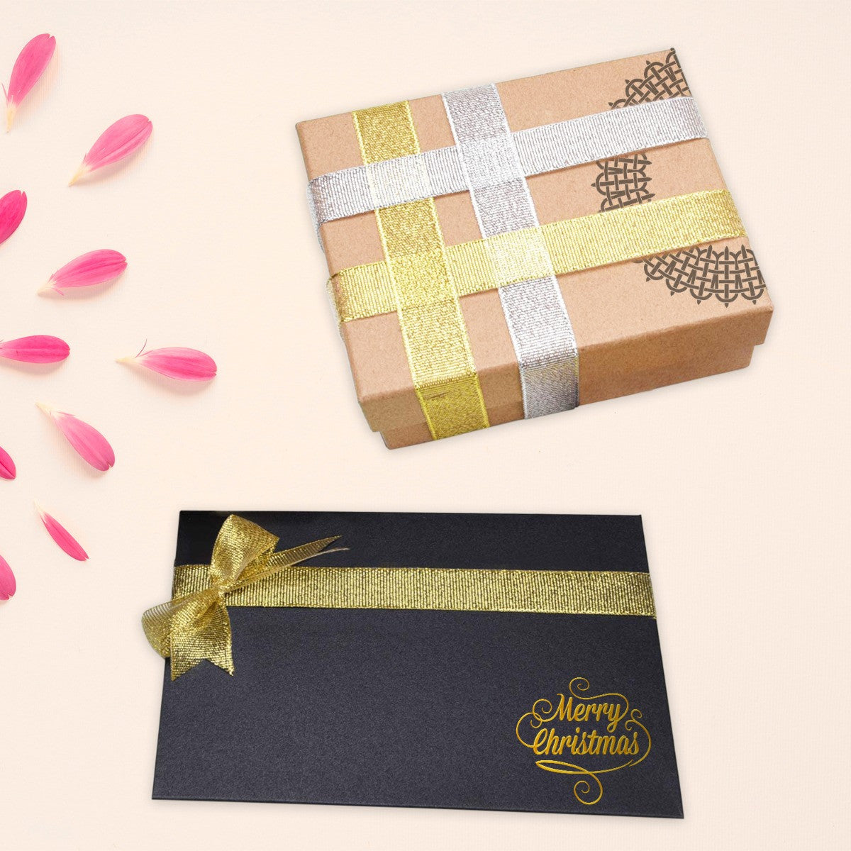 Glitter Organza Ribbon - Gold