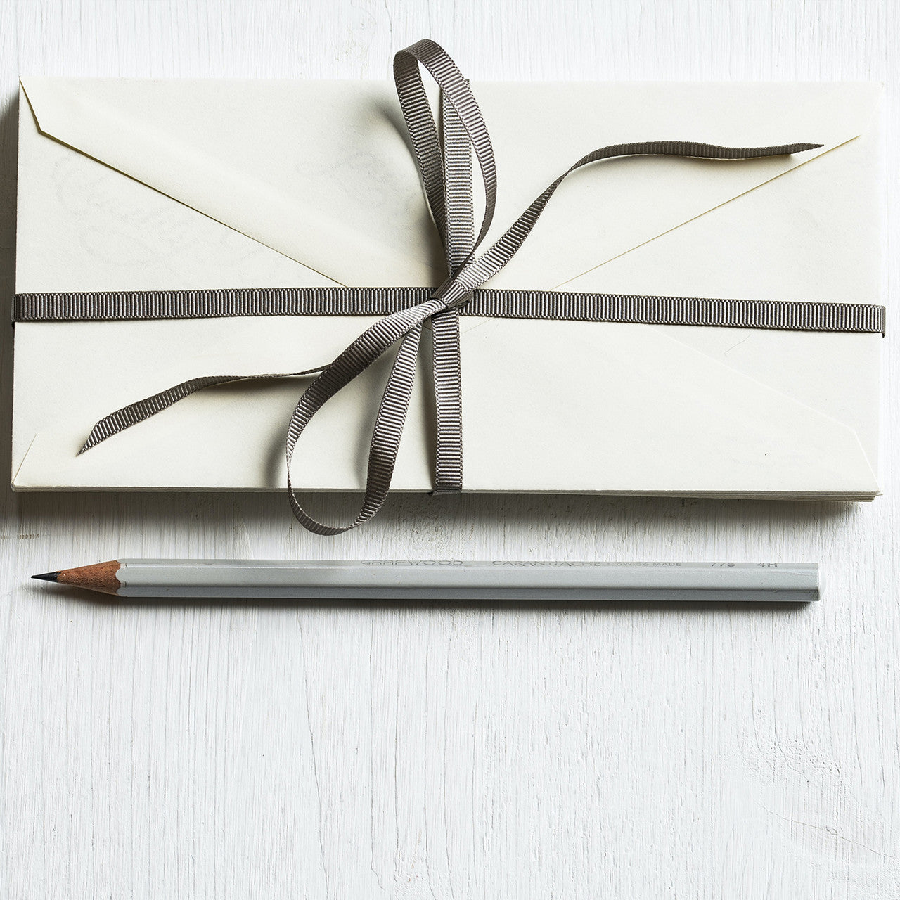 Double Sided Grosgrain Ribbon - Ivory