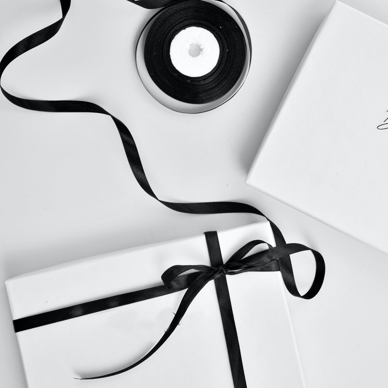 Double Sided Grosgrain Ribbon - Black