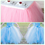 6" Tulle Fabric Roll - Turquoise Aqua & Pink & Baby Blue & Dark Purple (25Yard)