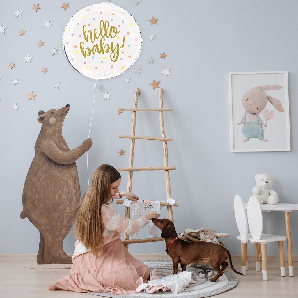 Hello Baby 18" Party Foil Balloon