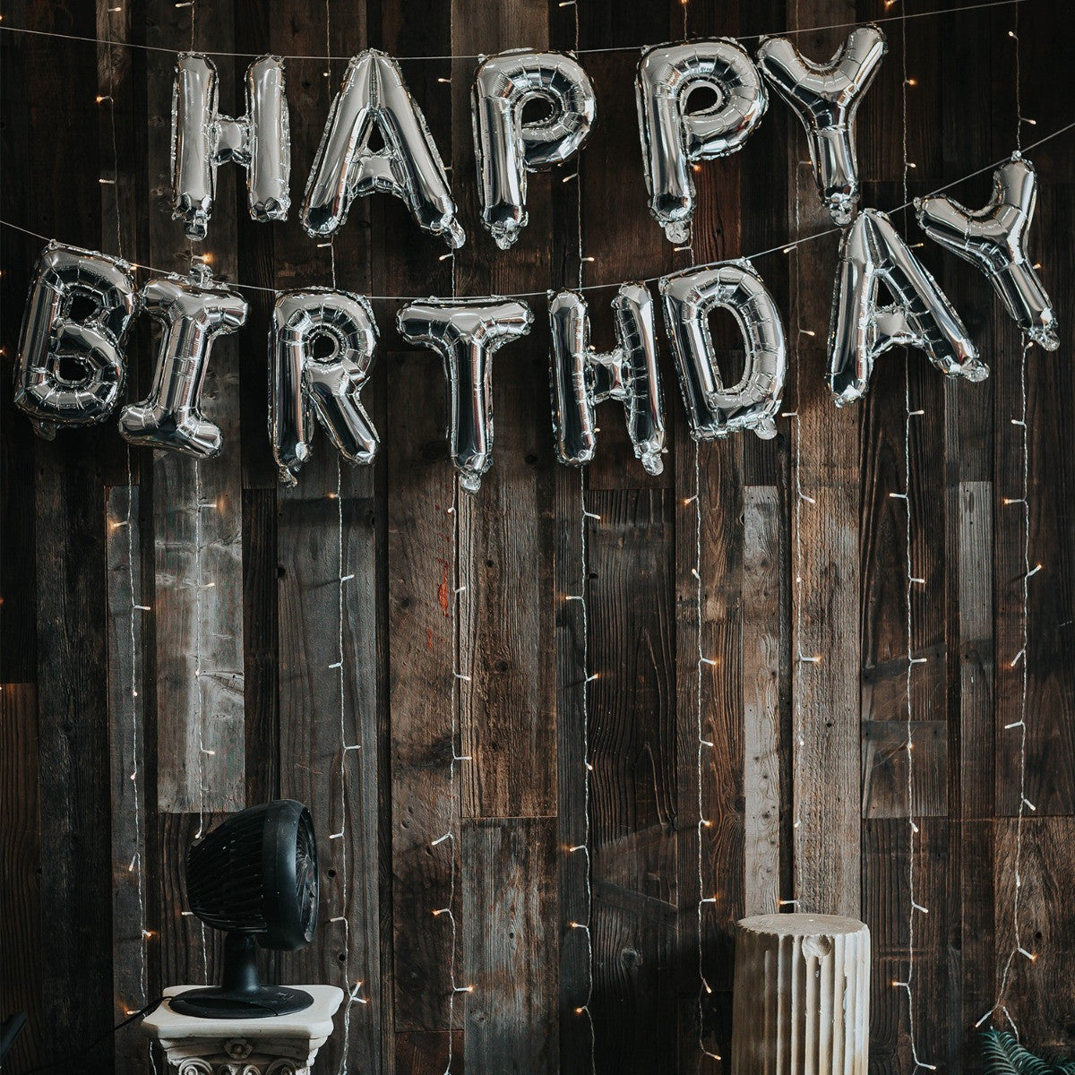 16" Foil Happy Birthday Balloons - Hot Pink