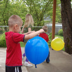 12" Plain Assorted Balloons with Elastic Bands - 50pcs