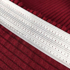 Short Spandex Textured Chair Cover - Burgundy
