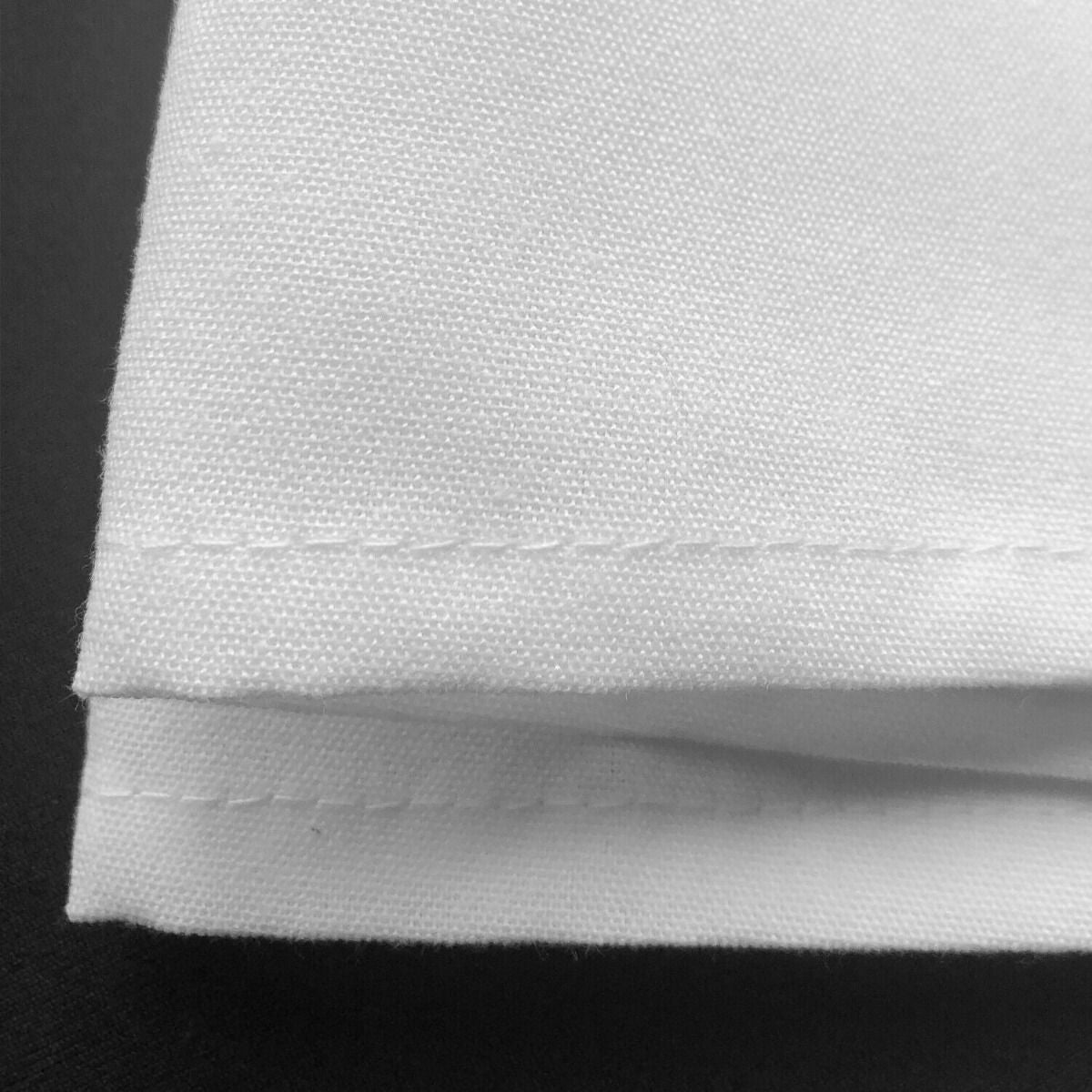 220GSM Round Spun Polyester Tablecloth - White