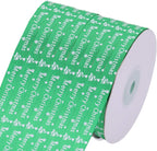 Merry Christmas Printed Grosgrain Ribbon - Green