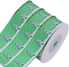Christmas Tree Printed Grosgrain Ribbon - Green