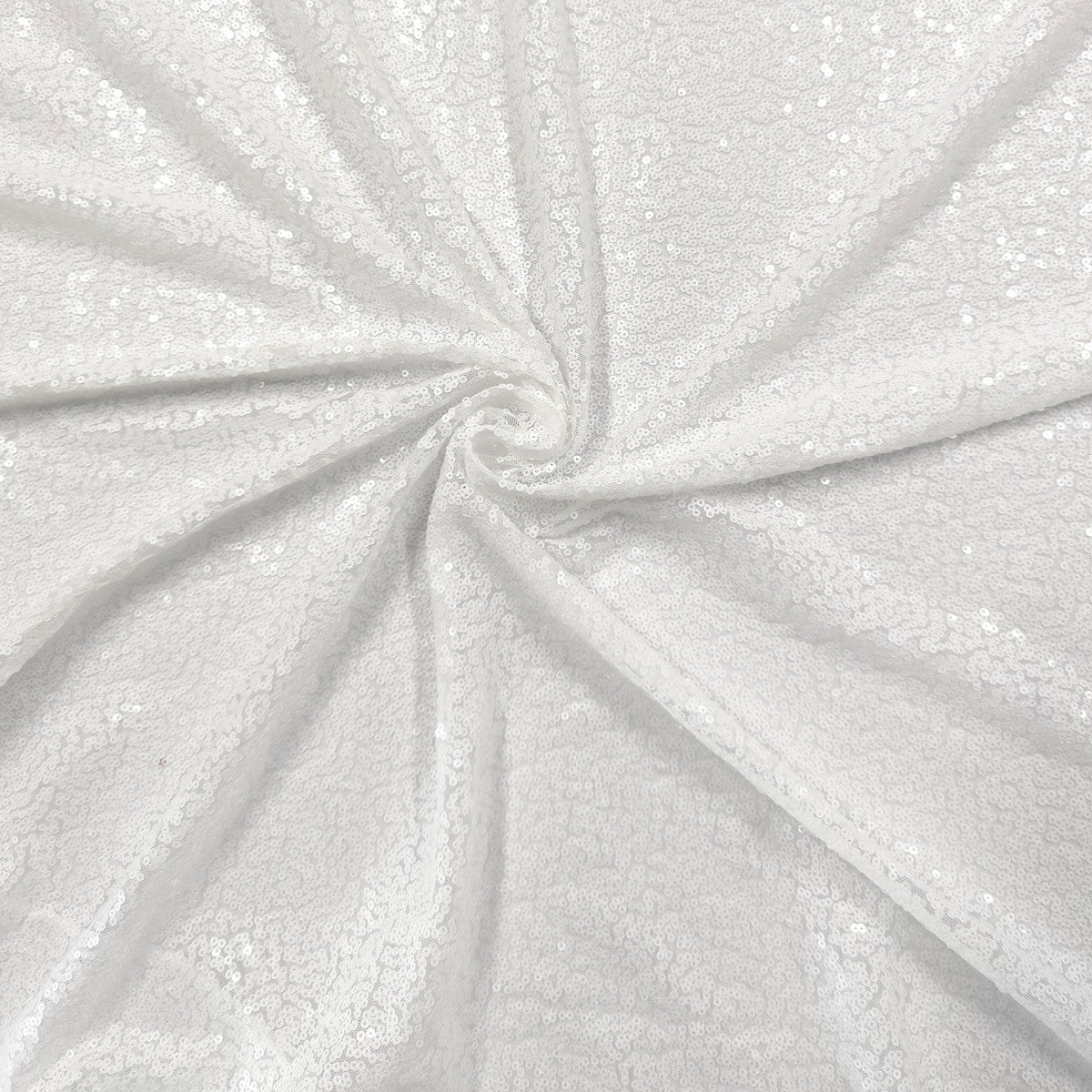 4ft x 7ft Sequin Photography Backdrop - White