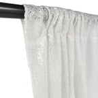 4ft x 7ft Sequin Photography Backdrop - White
