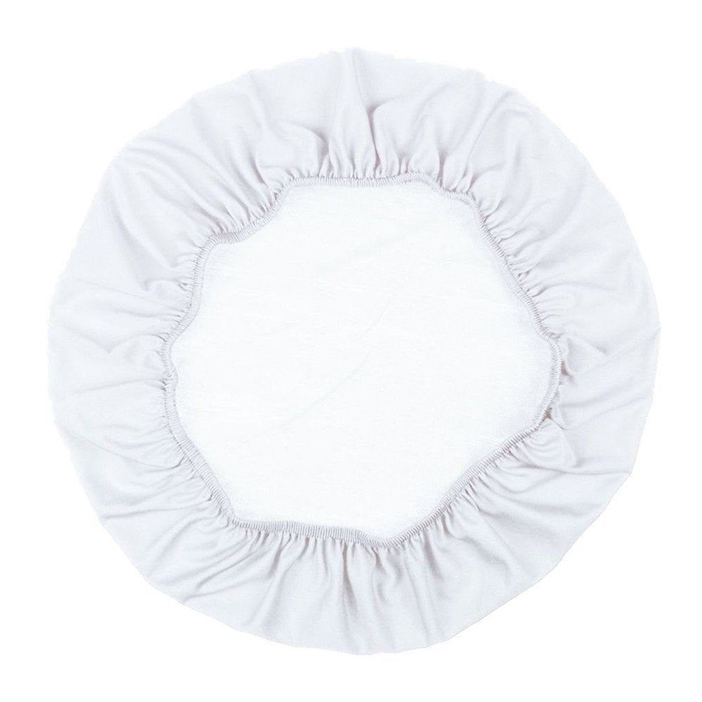 Spandex Seat Pad Cover - White