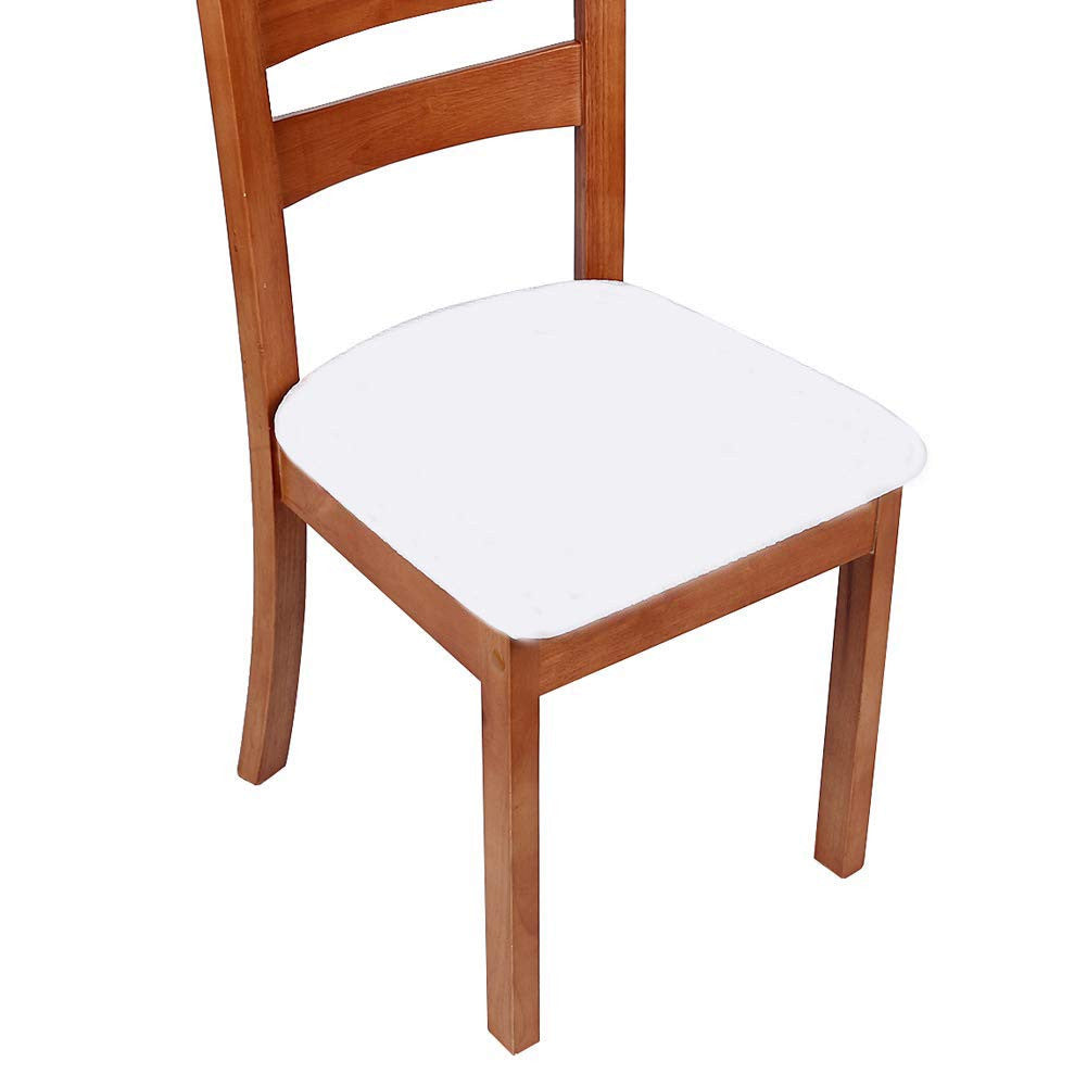 Spandex Seat Pad Cover - White