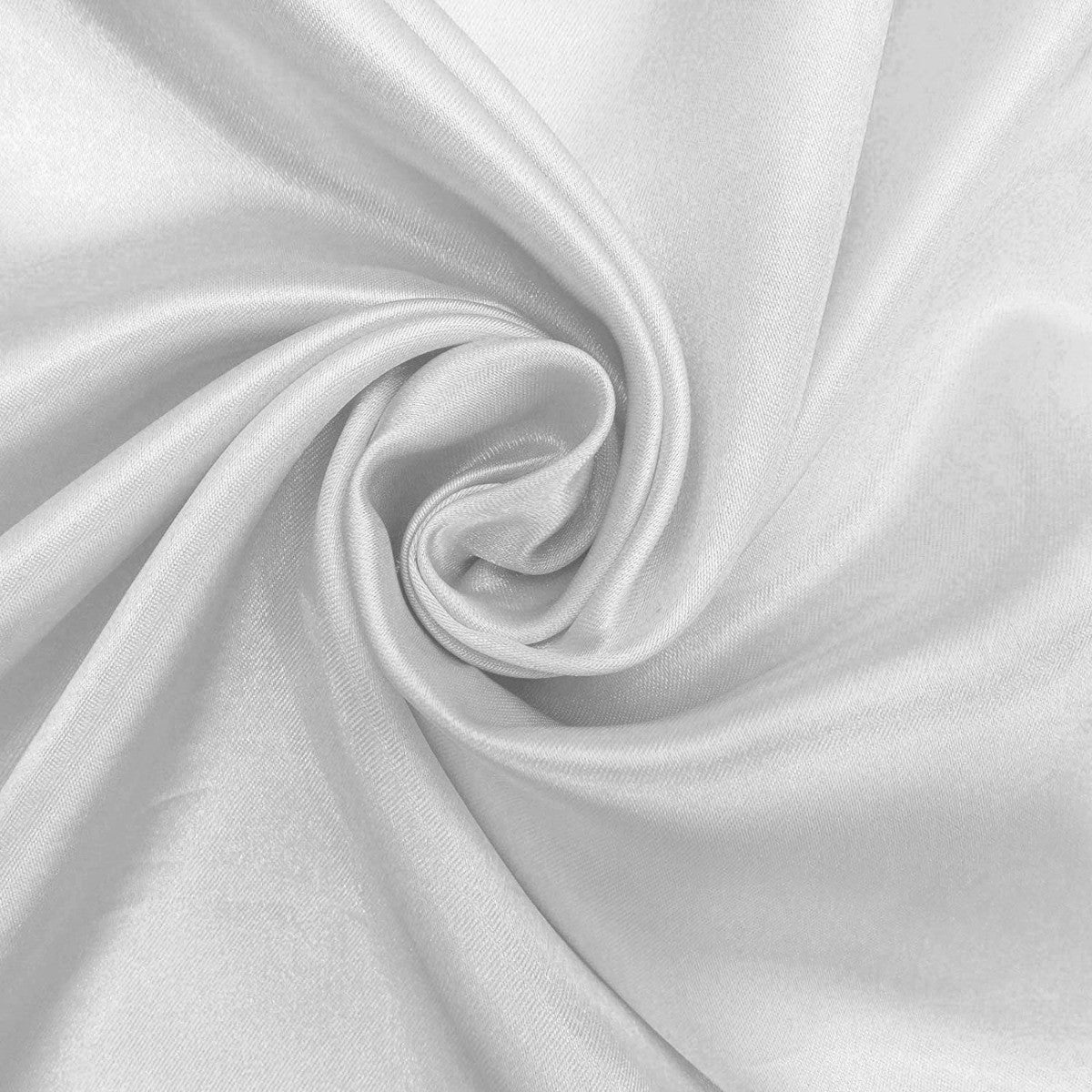 1.5m x 10m Ice Silk Fabric - White