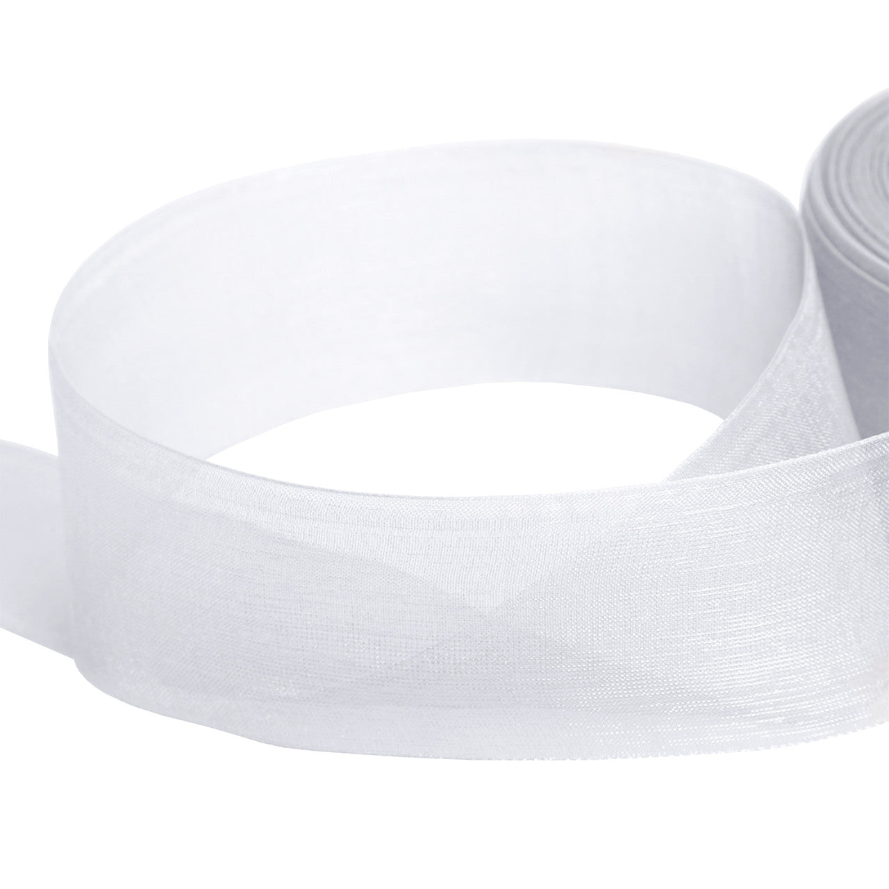 Organza Ribbon in White
