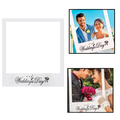 Cardboard Photo Frame Prop - Wedding Day