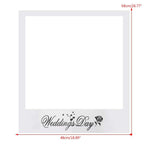 Cardboard Photo Frame Prop - Wedding Day