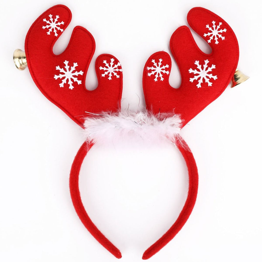Reindeer Antlers Headband - Red