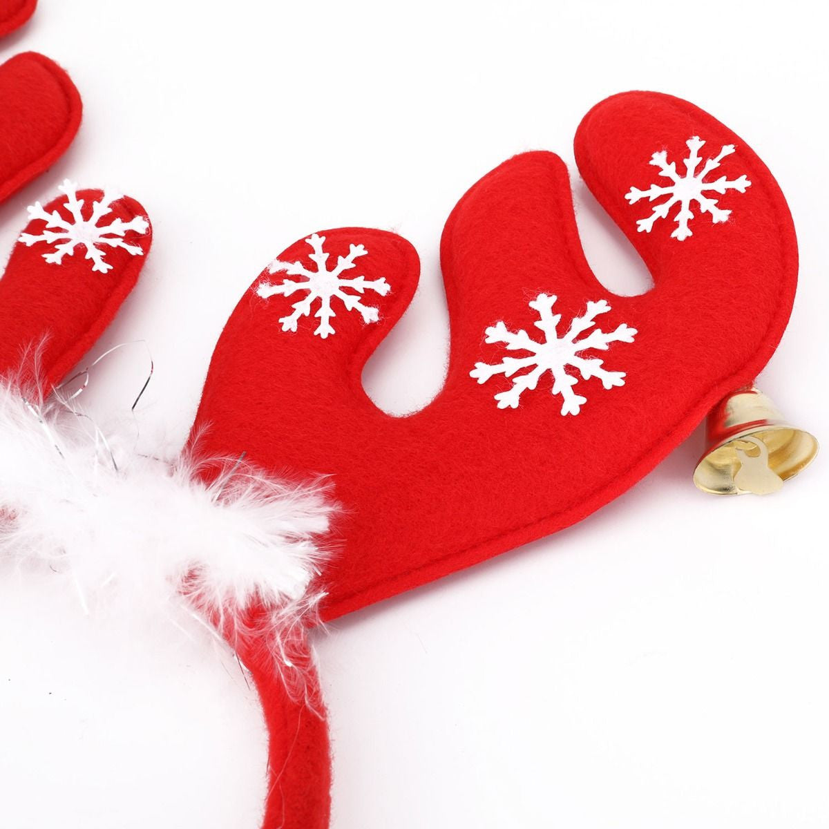 Reindeer Antlers Headband - Red