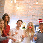 30pcs Christmas Photo Booth Cardboard Party Props