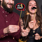 30pcs Christmas Photo Booth Cardboard Party Props