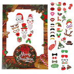 Christmas Cardboard Photo Frame + Props (54pcs)