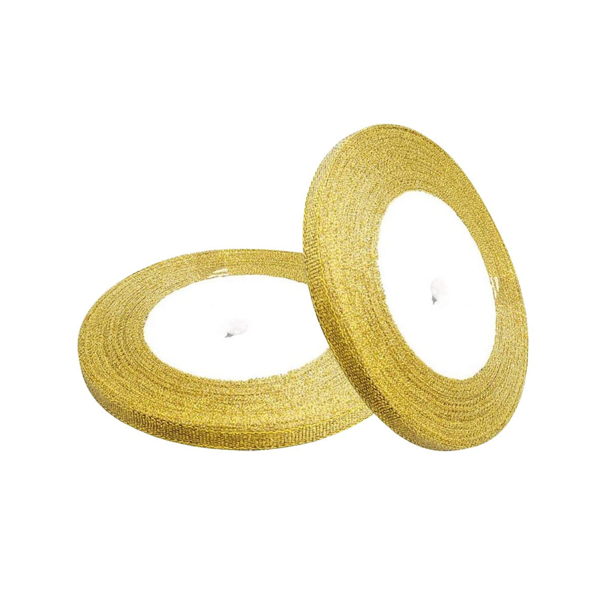 Glitter Organza Ribbon - Gold