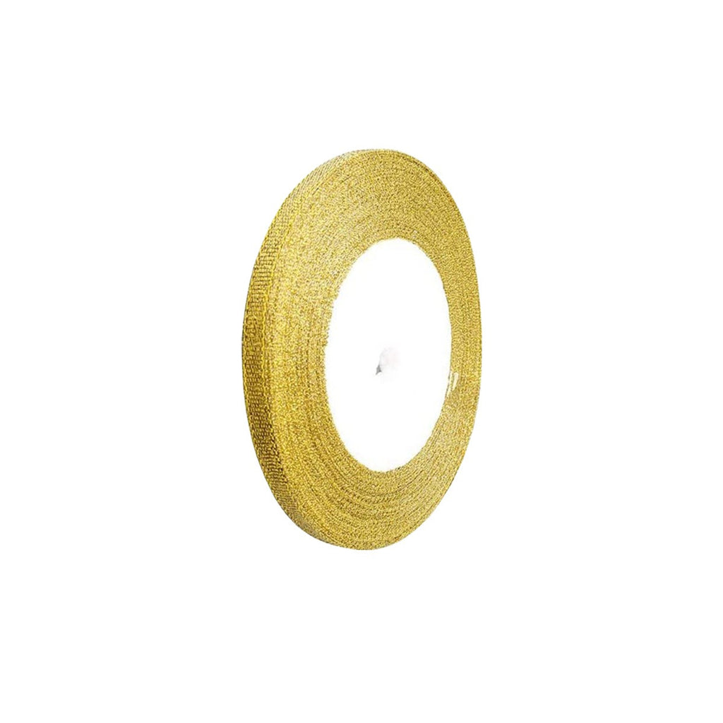 Glitter Organza Ribbon - Gold