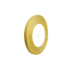 Glitter Organza Ribbon - Gold