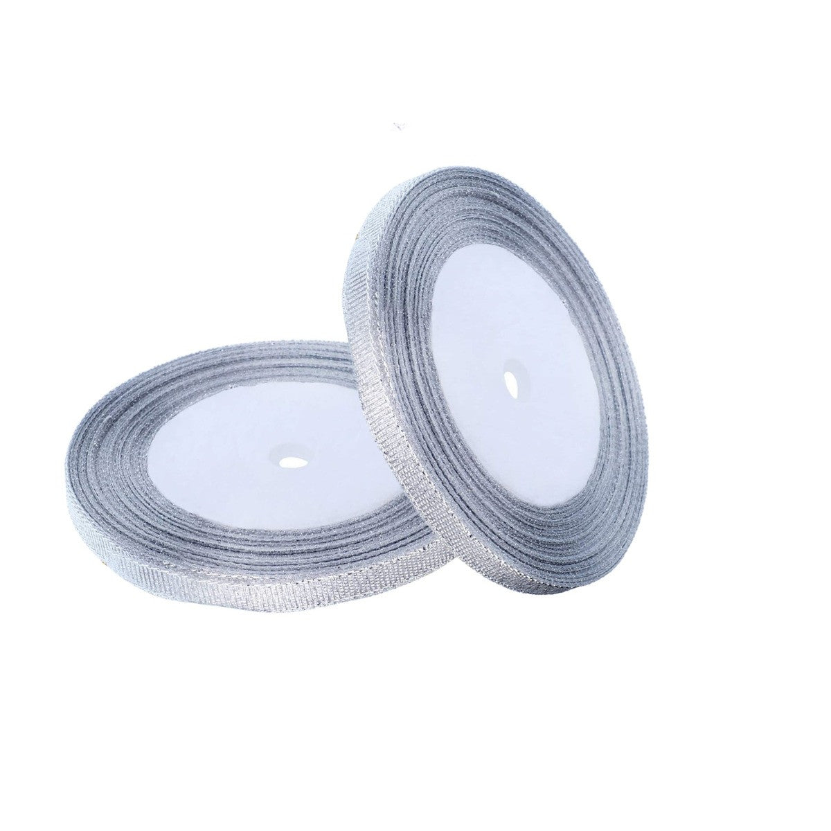 Glitter Organza Ribbon - Silver