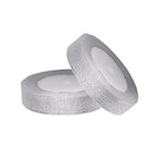10mm Glitter Organza Ribbon - Silver