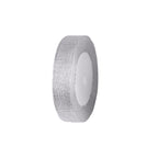 10mm Glitter Organza Ribbon - Silver