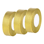 20mm Glitter Organza Ribbon - Gold